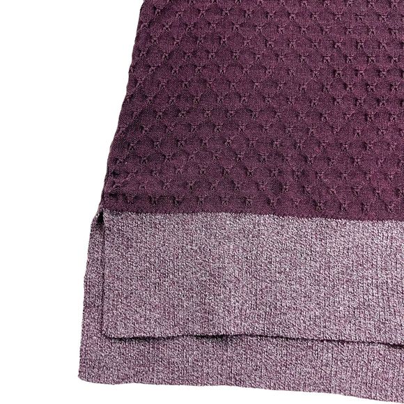 SmartWool Women's Shadow Pine Hoodie Sweater Wool Blend Sz S Eggplant Textured - Picture 4 of 12